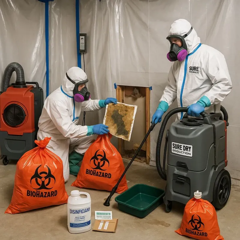 Contaminated Water Handling Protocols process in Overbrook, KS